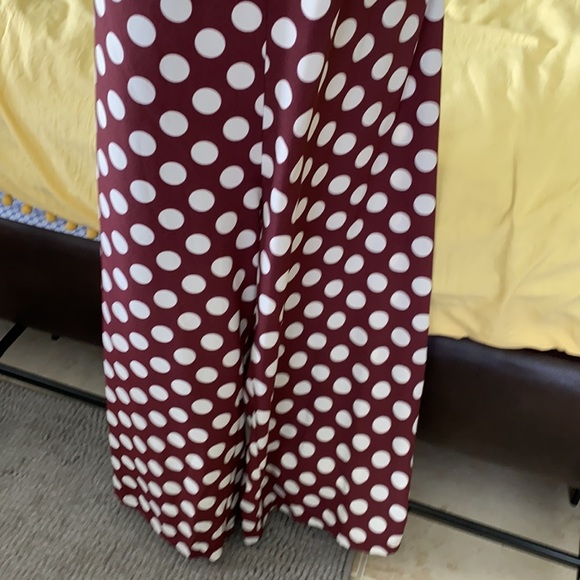 White polkadot romper with open tie back - Picture 8 of 16